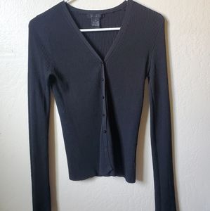 Vintage 90's Ribbed Cardigan